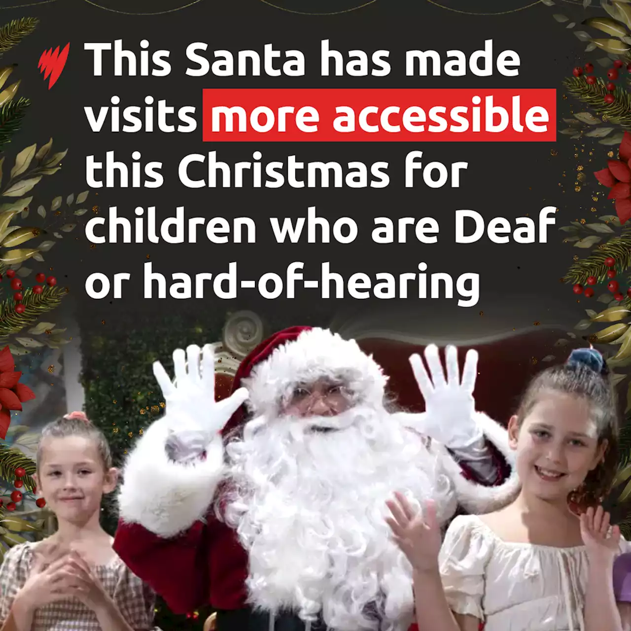 This Santa is offering children an experience many others can't