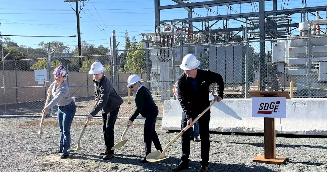 SDG&E breaks ground on new Clairemont microgrid project that stores renewable energy