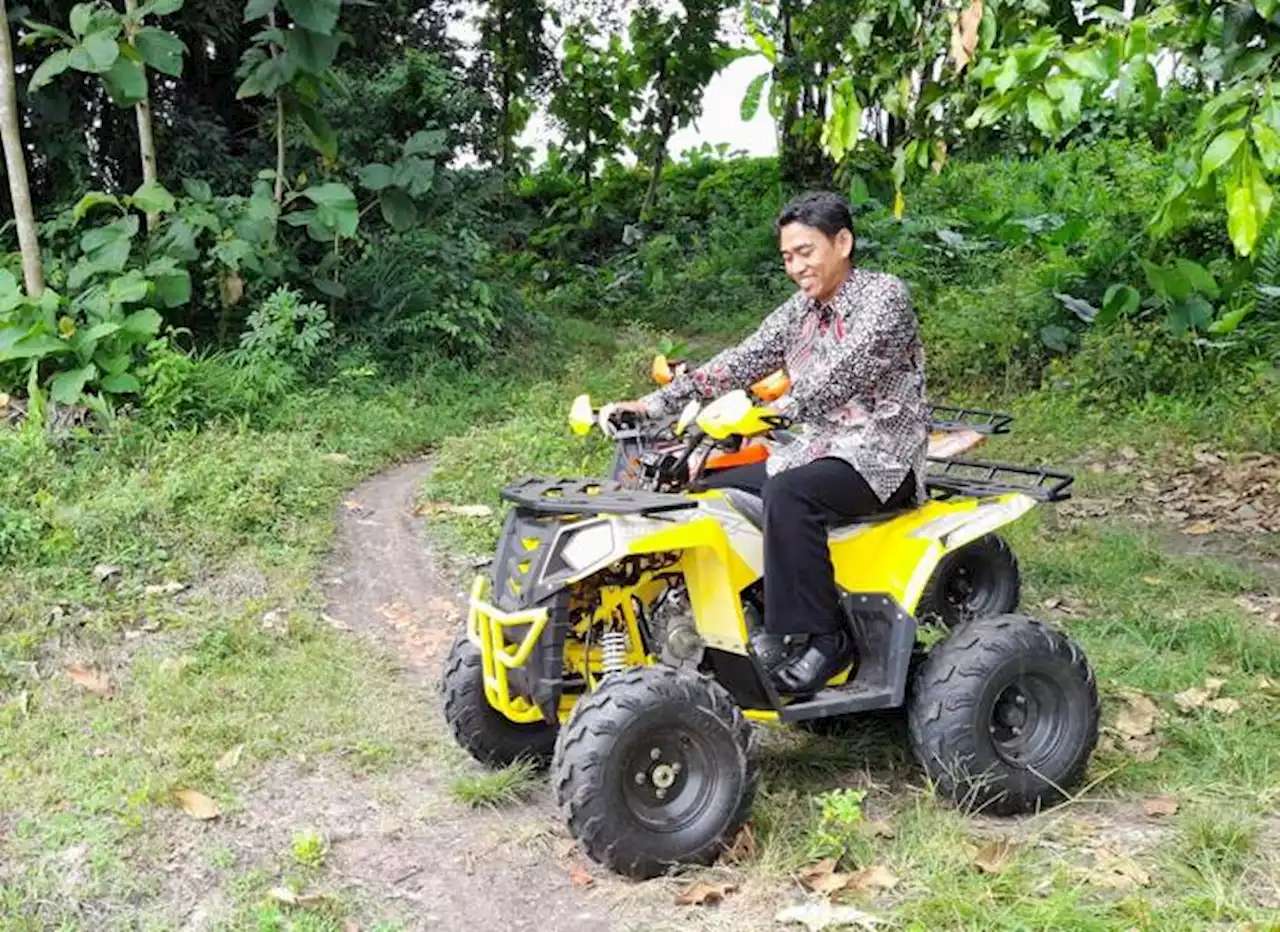 Begini Sensasi Menjajal Motor ATV Anyar di Desa Wisata Siwur Emas Sragen