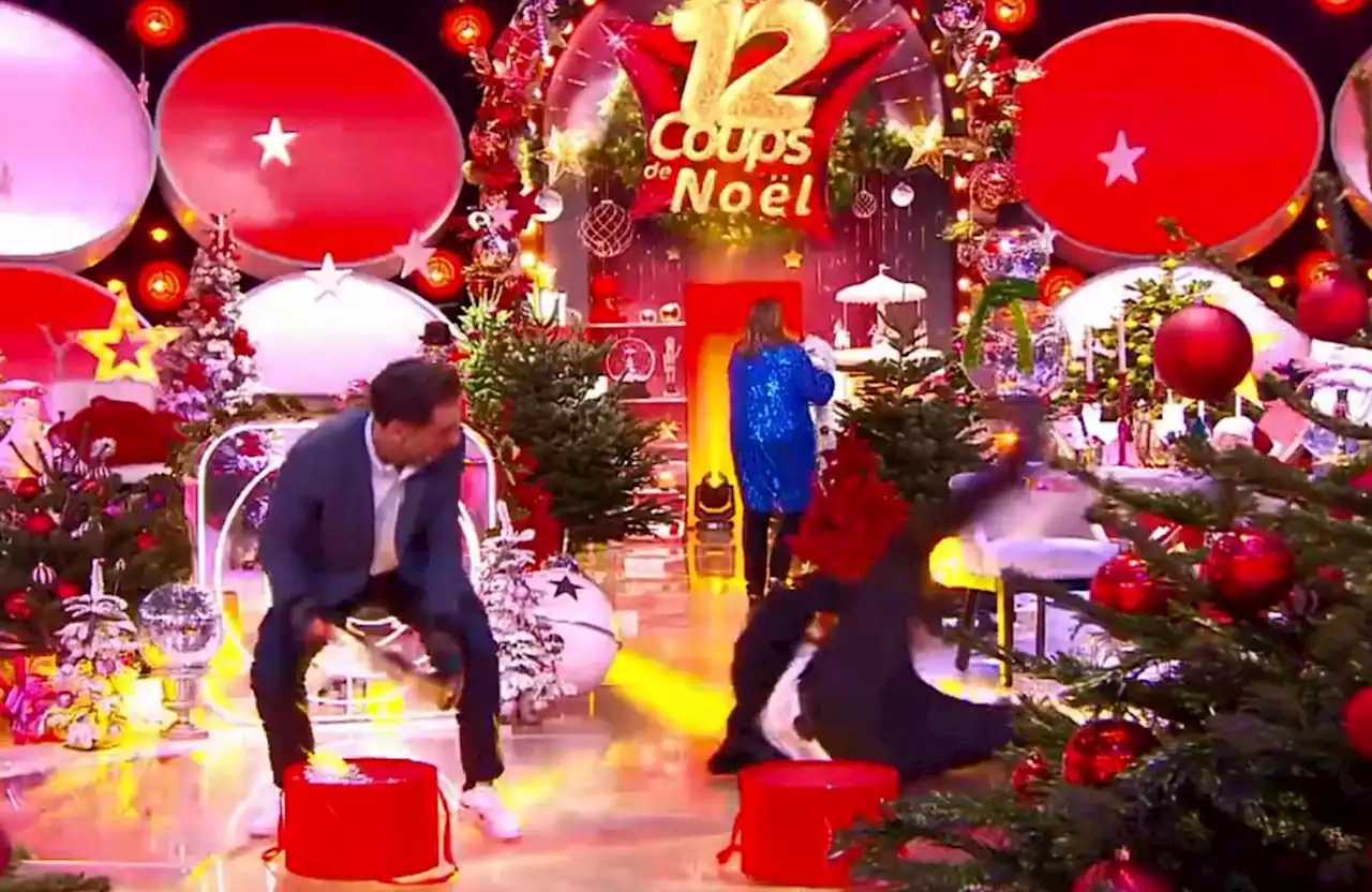 Vidéos. La chute de Jean-Luc Reichmann dans « Les 12 coups de midi » sur TF1, « J’ai un genou en moins »