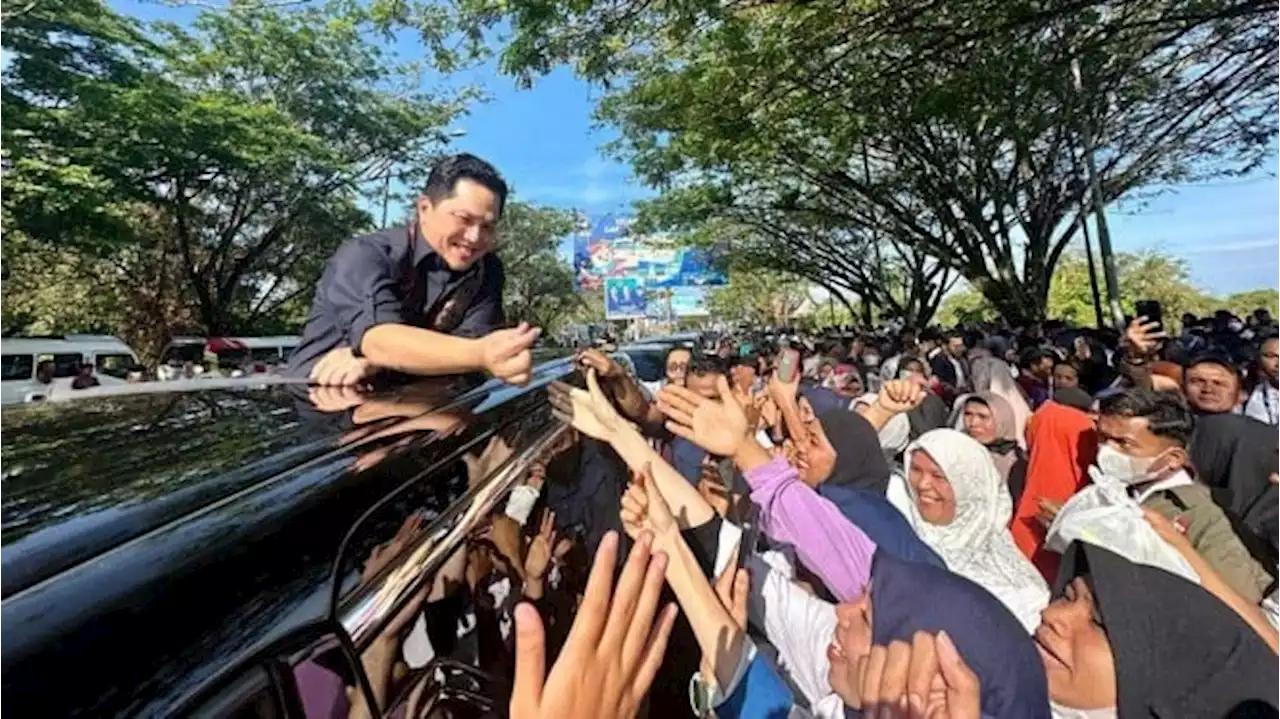 Survei Poltracking: Erick Thohir Cawapres Terkuat 2024