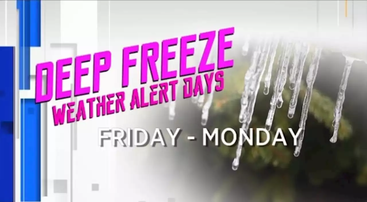 Weather Authority Alert Days for extended freezing conditions