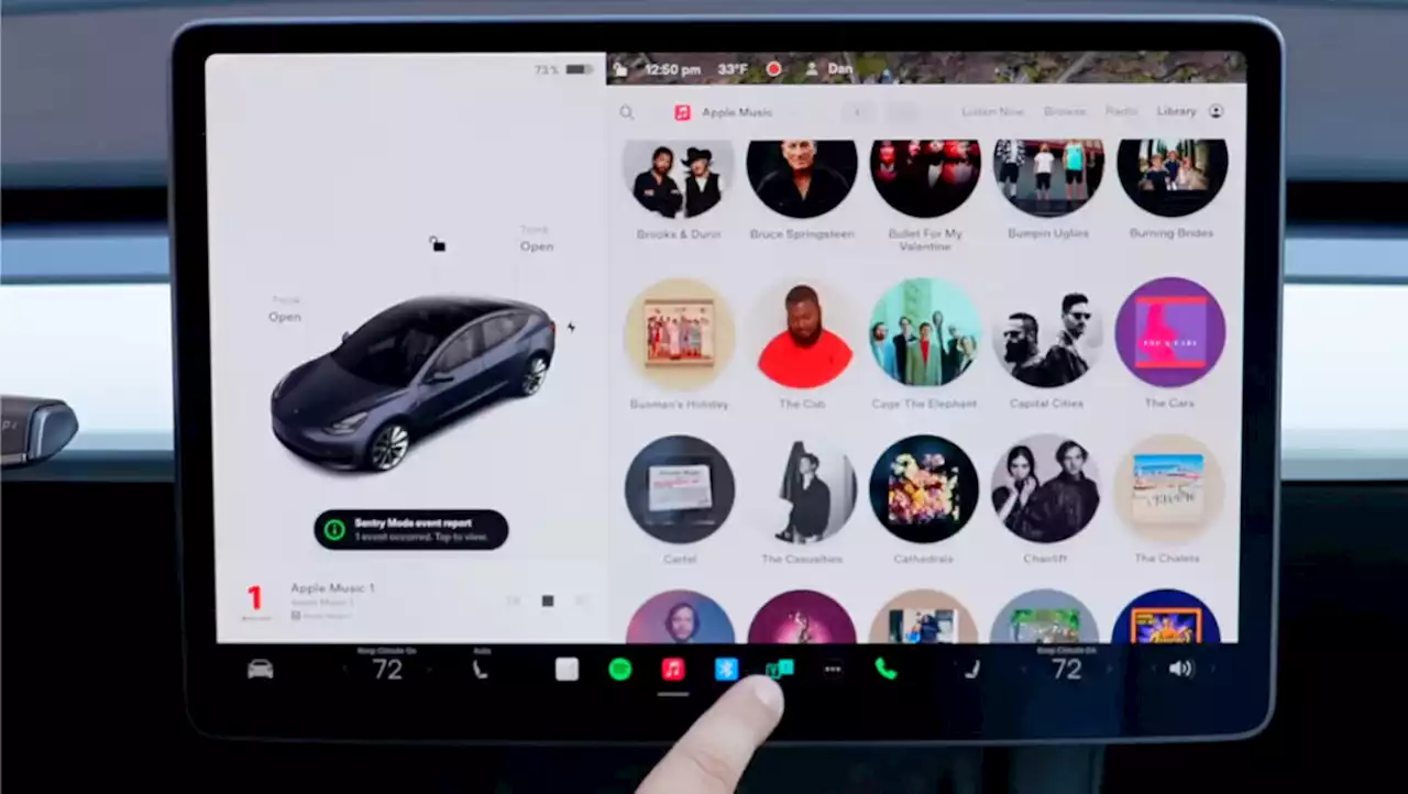 Erster Video-Test: Apple Music neu im Tesla | W&V