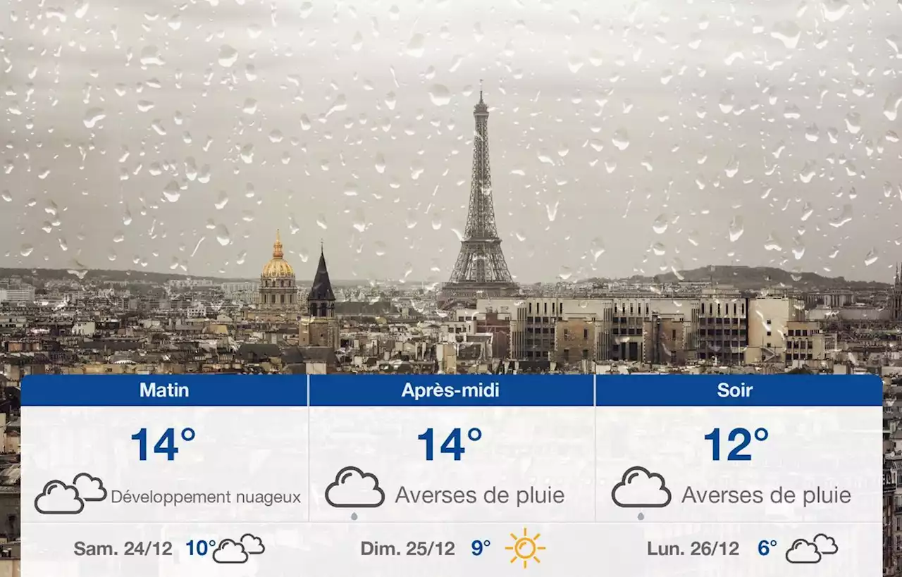 Prévisions météo du vendredi 23 décembre 2022 à Paris