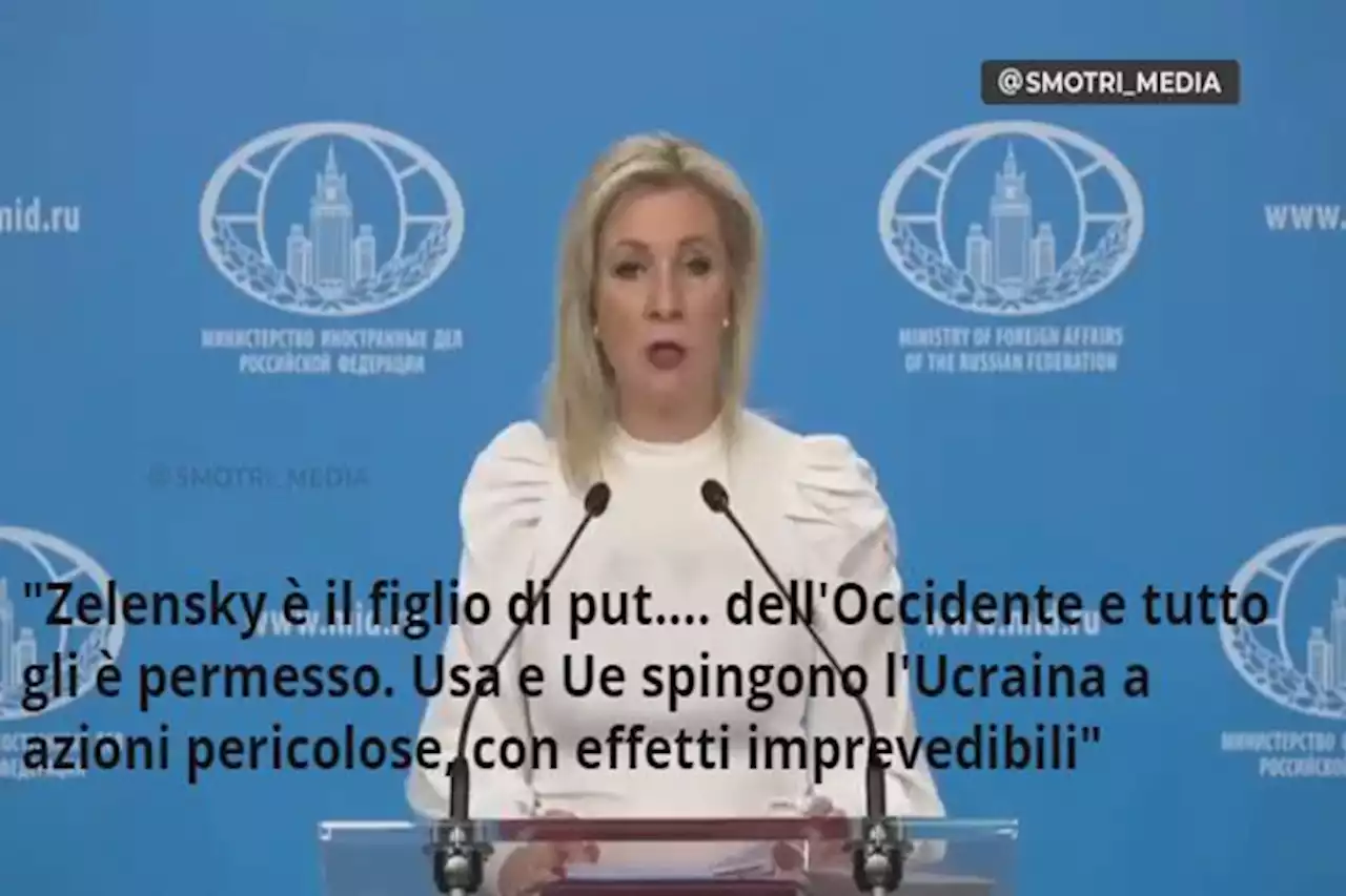 Ucraina, Russia: 'Zelensky figlio di put.... dell'Occidente' - Video