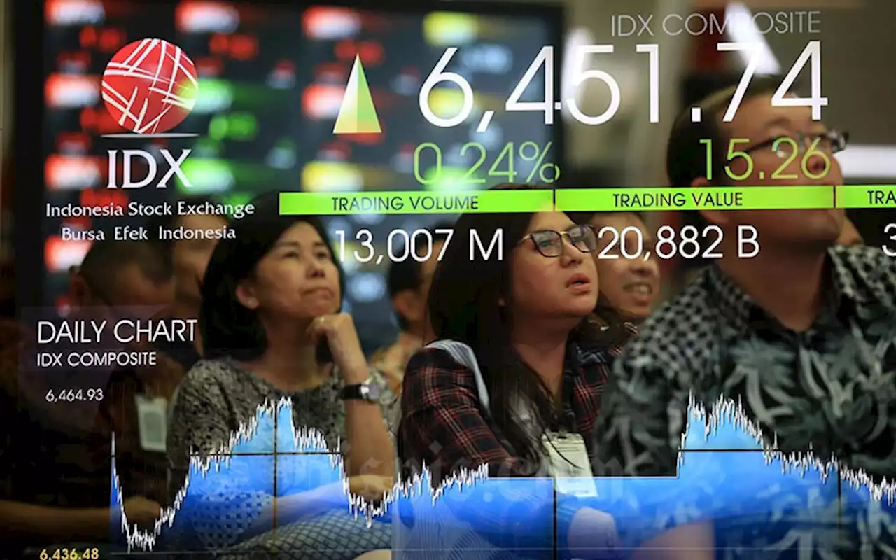 IHSG Dibuka Melemah, Saham ADRO, BBRI, BBCA Turun