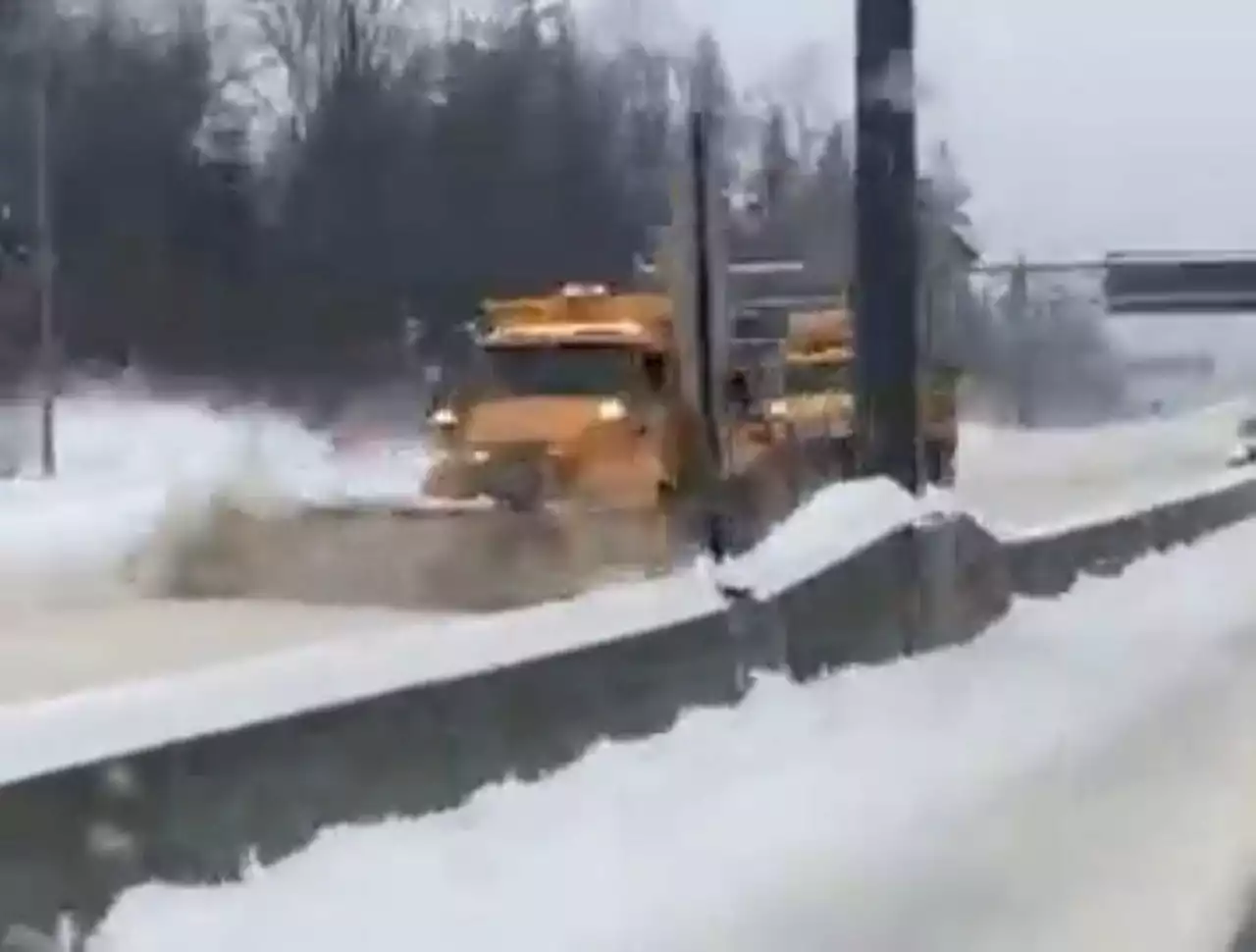 Port Mann Bridge, parts of Highway 1 closed due to wintery conditions