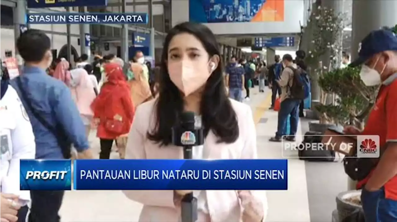 Video: Libur Nataru, Penumpang di Stasiun Senen Melonjak