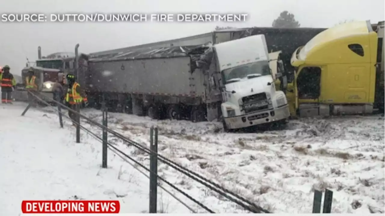 100-vehicle pileup on Hwy 401 in Ont.