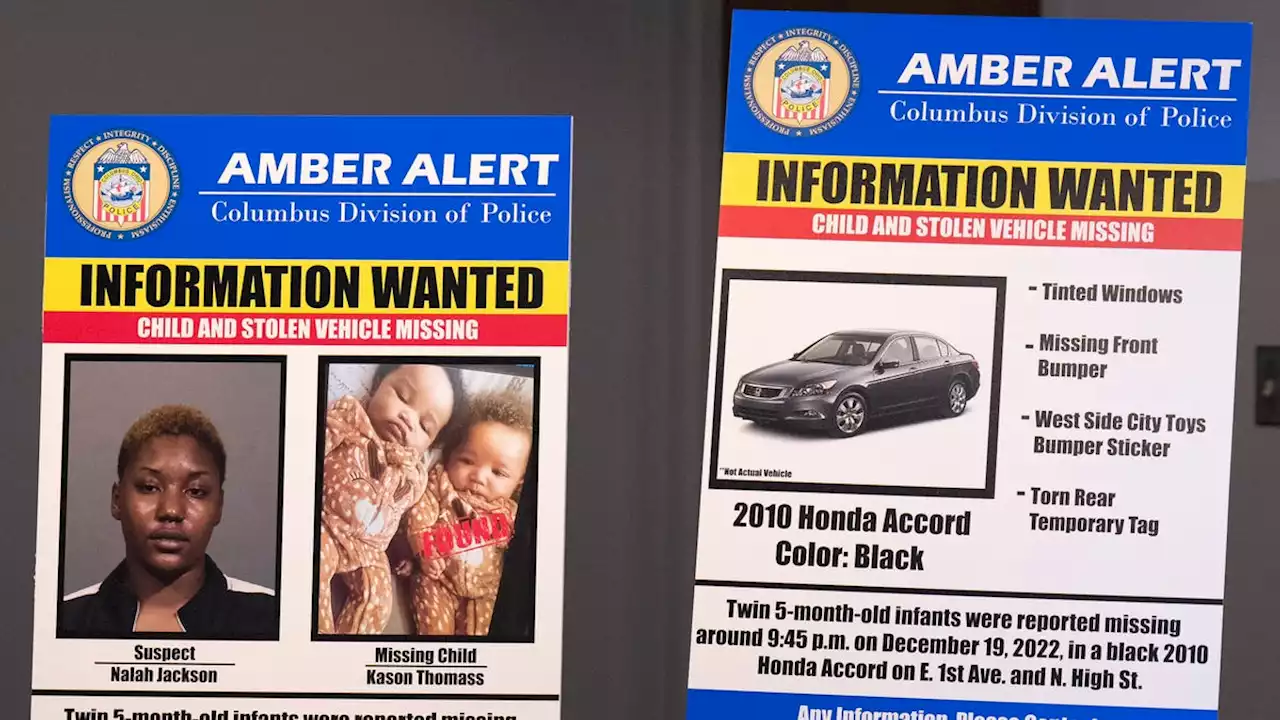 Suspect in Columbus kidnapping found in Indiana; infant twin Kason Thomas remains missing