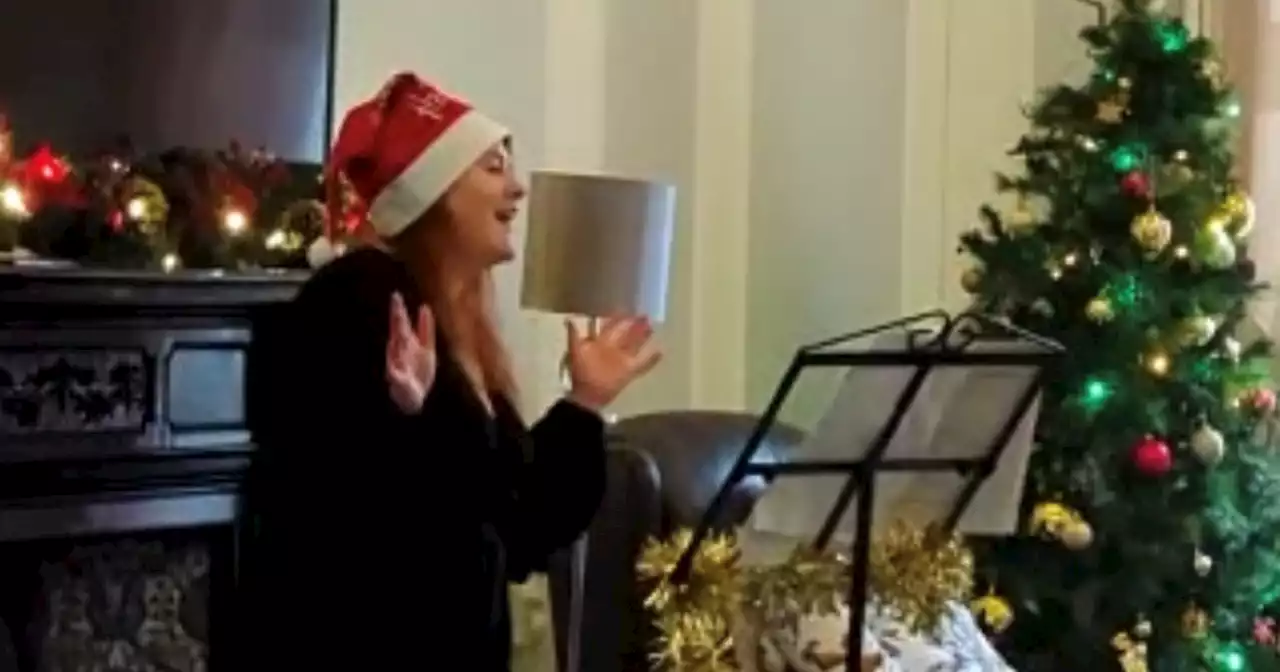 Glasgow doctor Christmas carolling in care homes in between hospital night shift