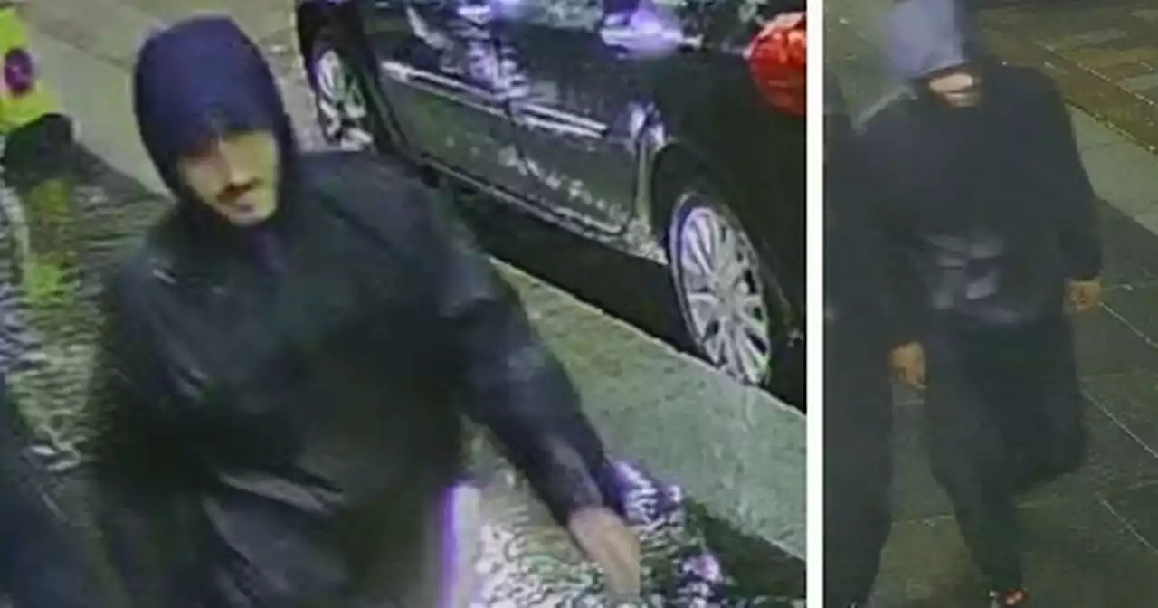 Glasgow police release images of man after serious assault near city bridge