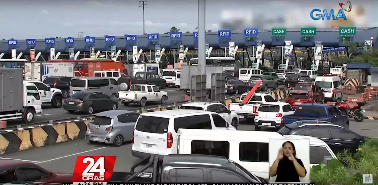 NLEX, SLEX hit by heavy traffic amid holiday rush