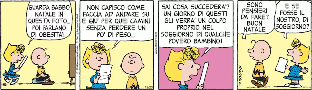 Peanuts 2022 dicembre 23 - Il Post