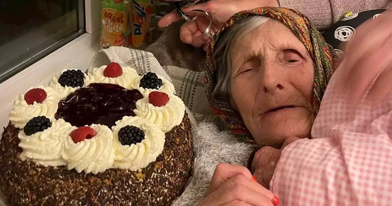 Grandmother saved from Ukraine and driven to Ireland celebrates 100th birthday