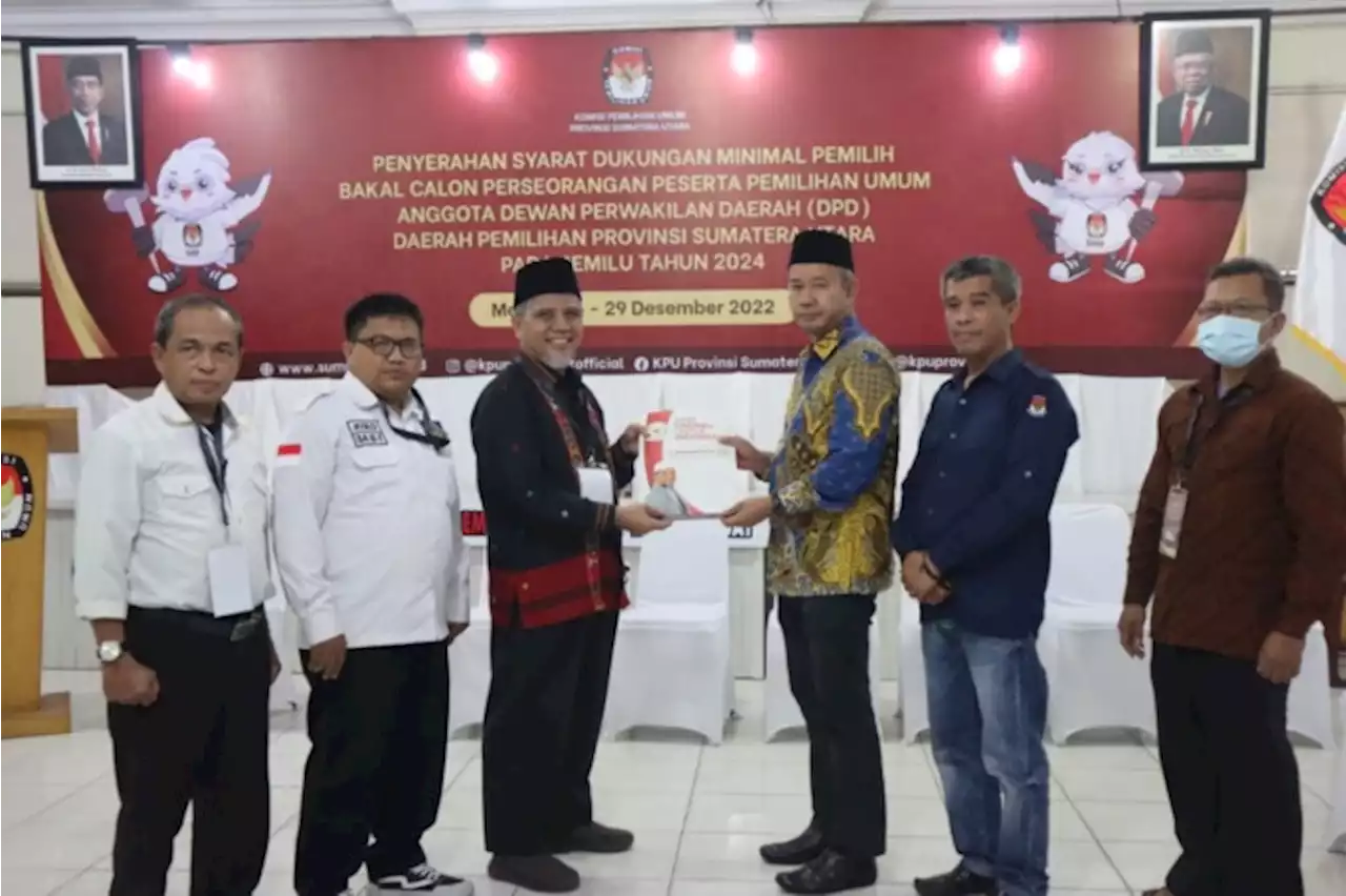 Daftar DPD RI Lagi, M Nuh Ingin Bangun Sumut Lebih Baik