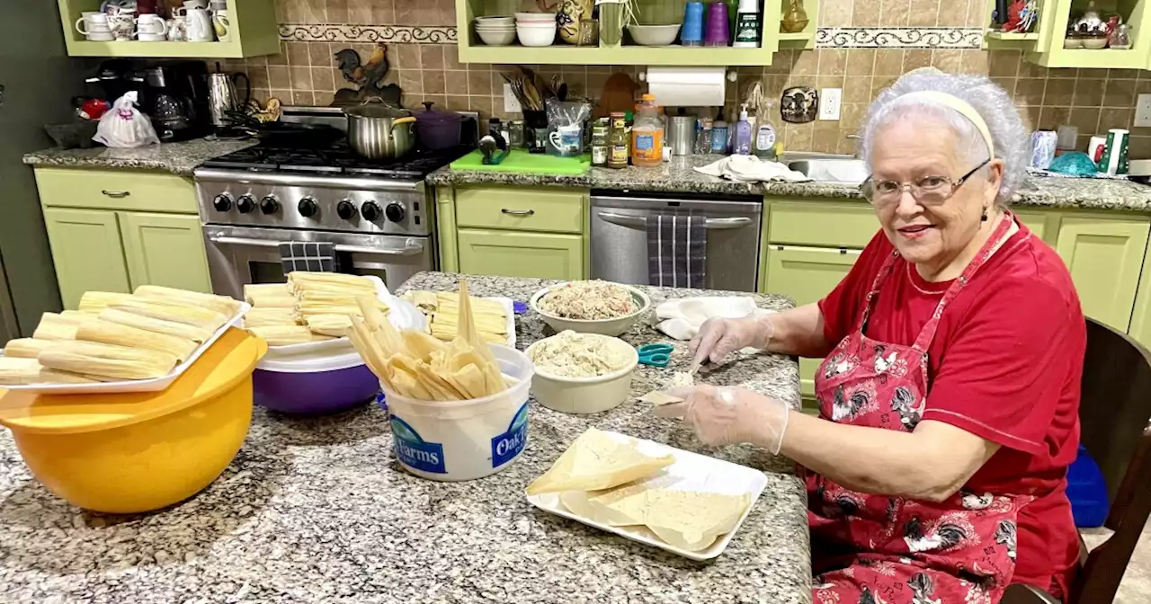 Mexican tradition: Making homemade Christmas tamales with love