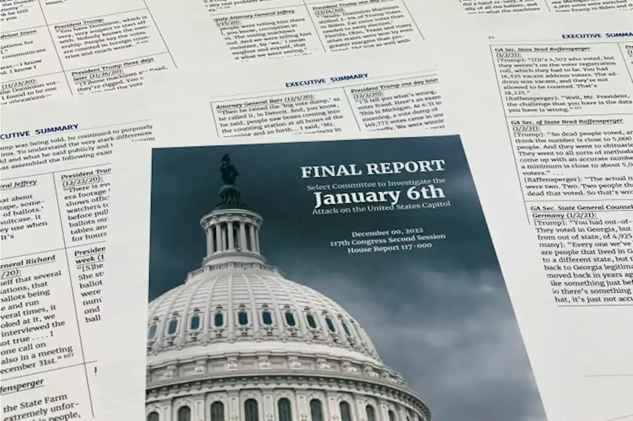 Jan. 6 report: Trump 'lit that fire' of Capitol insurrection