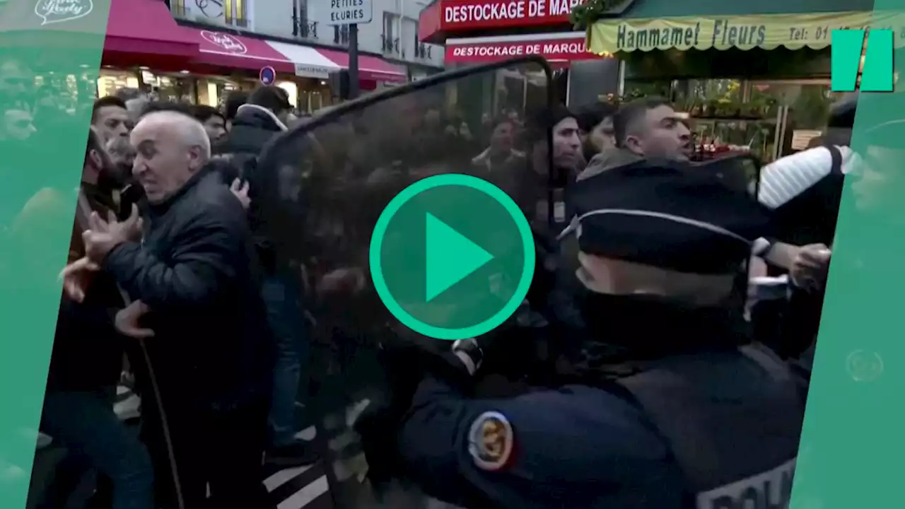 Tensions et affrontements avec la police dans les rassemblements d'hommages après la fusillade à Paris