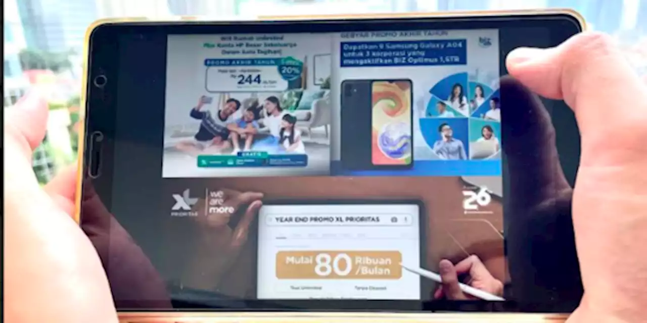 XL Axiata Beri Promo Paket Internet Akhir Tahun, Berikut Daftarnya | merdeka.com