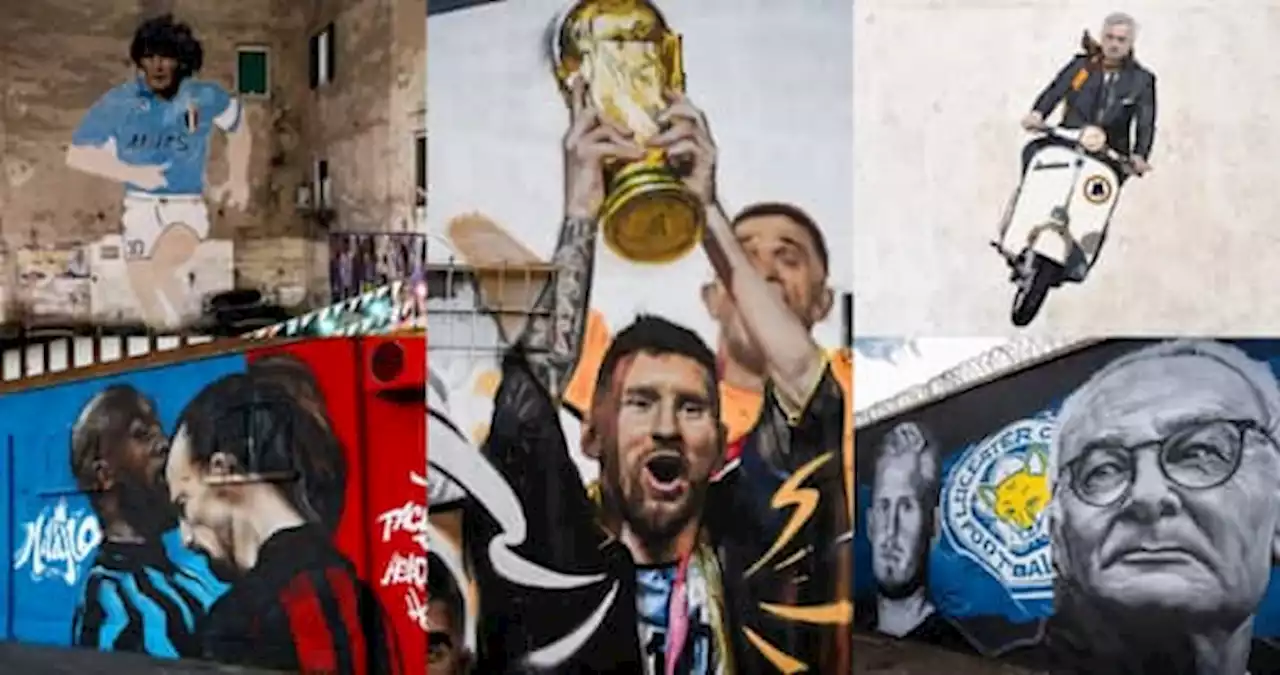 Messi 'Mondiale' diventa un murales