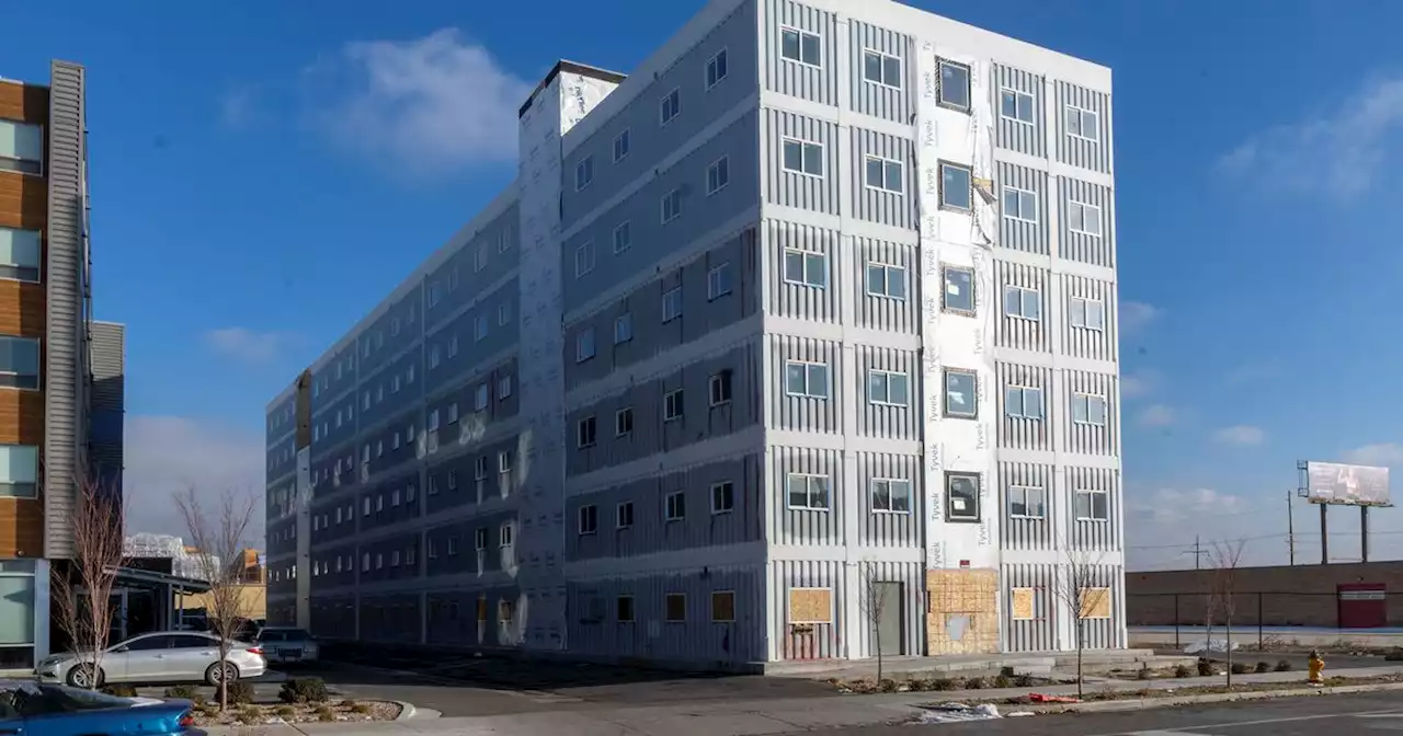 Video: Take a look inside Box 500, SLC’s multistory apartments made of shipping containers