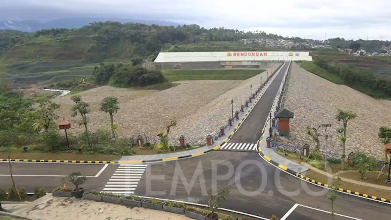 Ini Bendungan Ciawi, Dry Dam Pertama di Indonesia yang Baru Diresmikan Jokowi