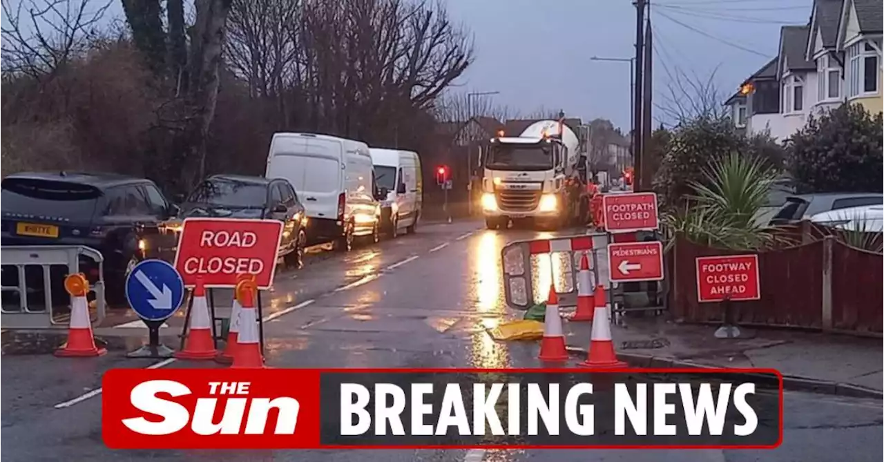 Two houses evacuated after sinkhole chaos in Essex