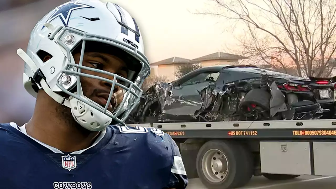 Cowboys' Sam Williams' Corvette Mangled In Accident, Crash Aftermath Video Shows