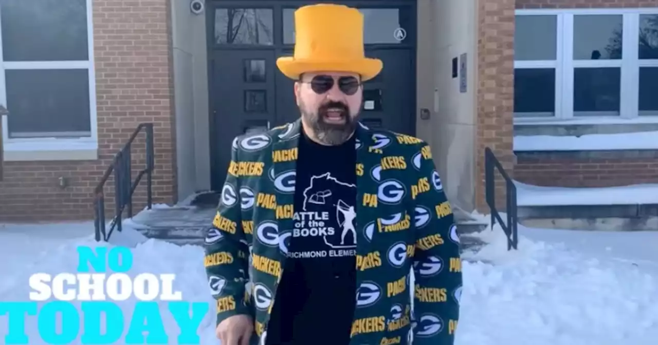 Wisconsin school principal releases hilarious music video to announce Friday snow day