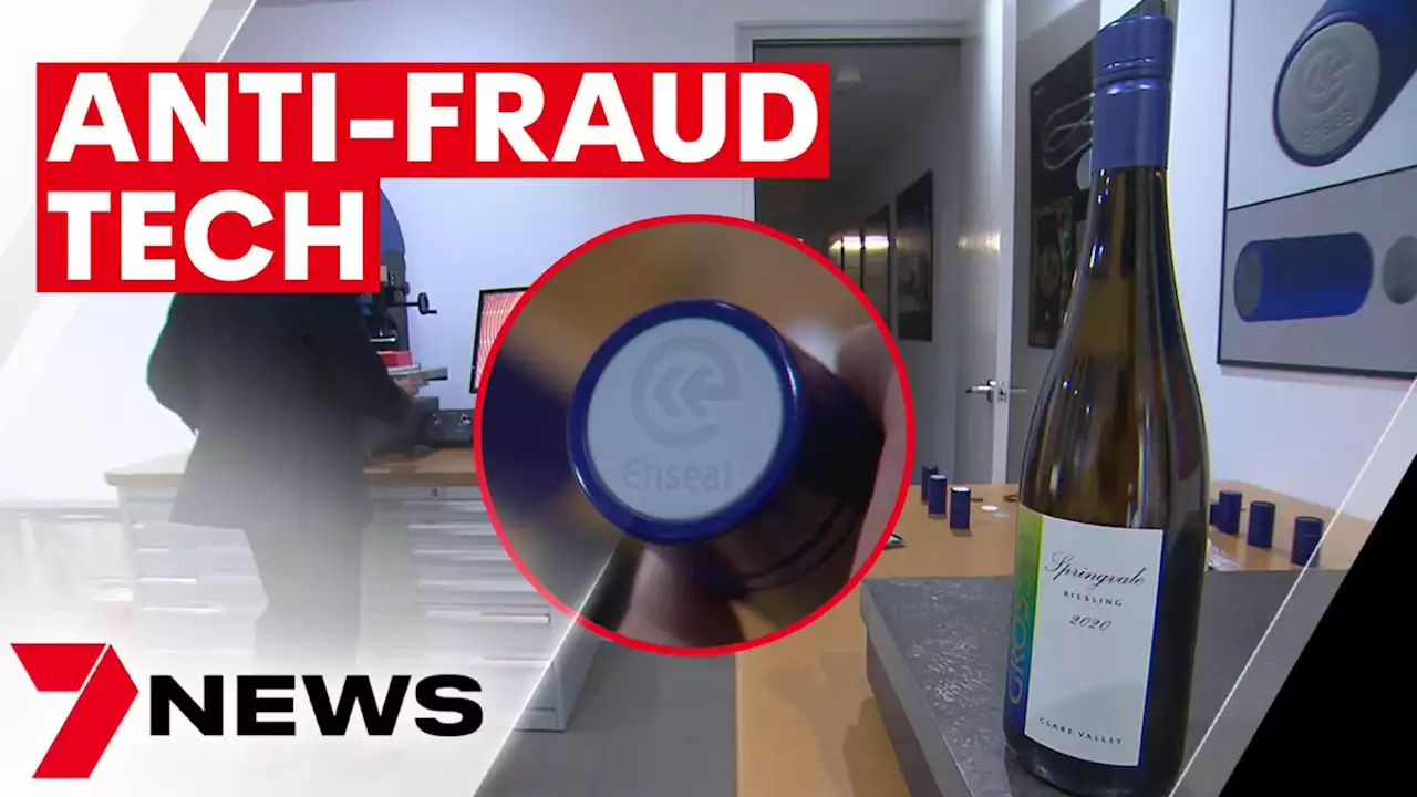 Local wine grower creates technology to scan and verify legitimacy of wine bottle contents | 7NEWS