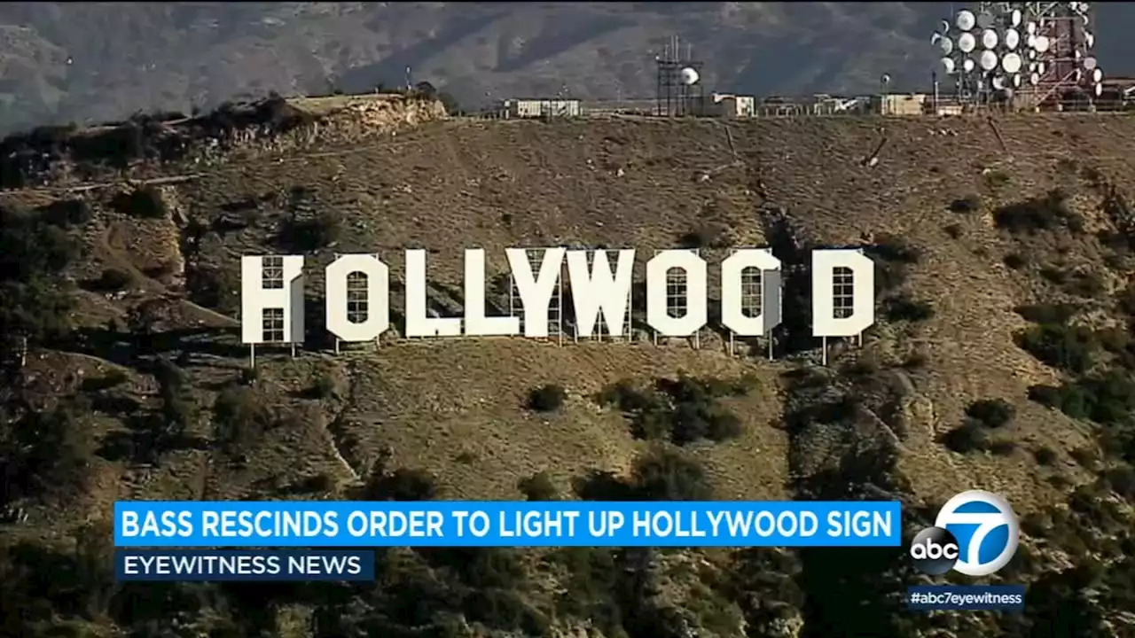 Mayor Bass rescinds Garcetti's final executive directive to light Hollywood sign