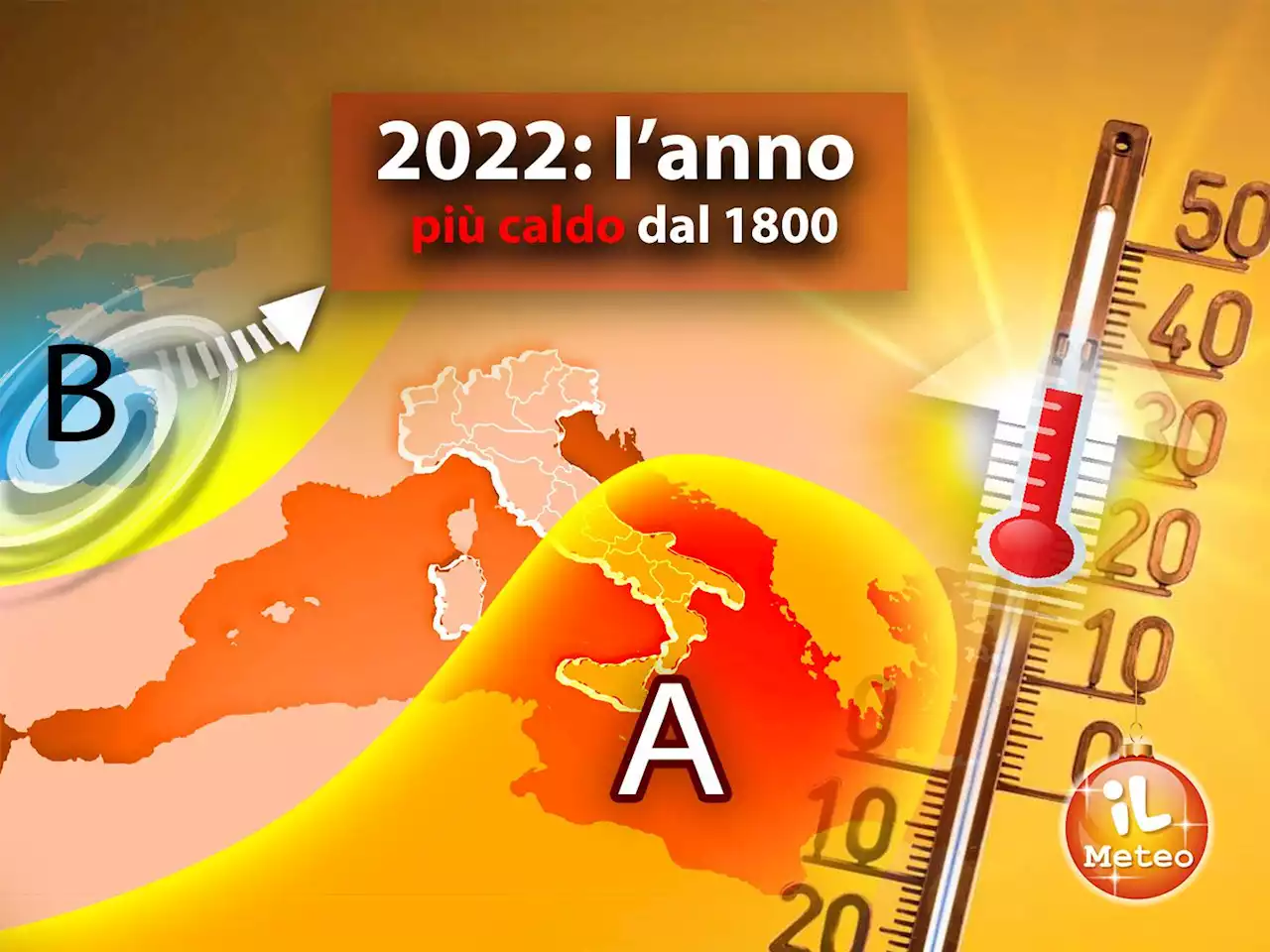 Caldo da Natale a Capodanno, 2022 anno record per meteo Italia