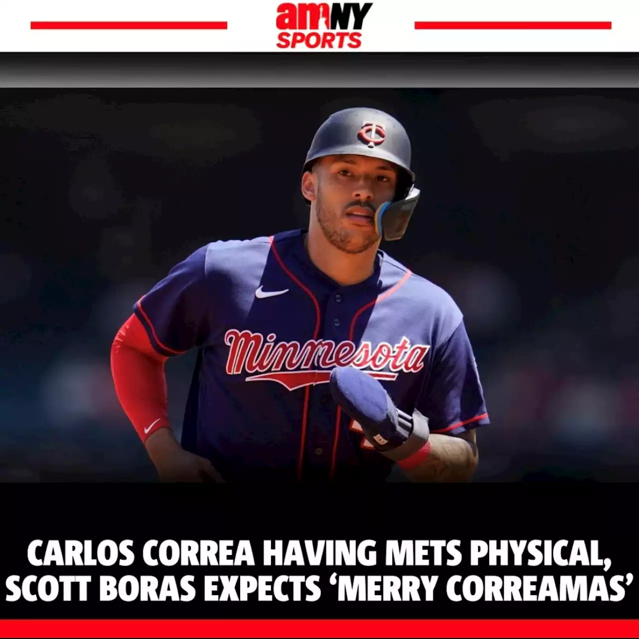 Carlos Correa having Mets physical Thursday, Scott Boras expected ‘Merry Correamas’ | amNewYork