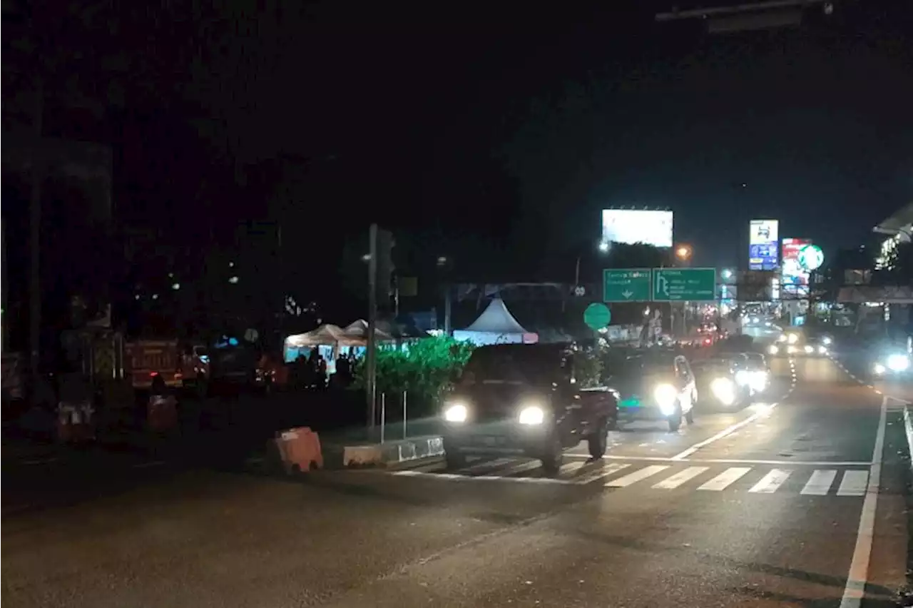 Arus lalu lintas Puncak Bogor lancar di malam Natal