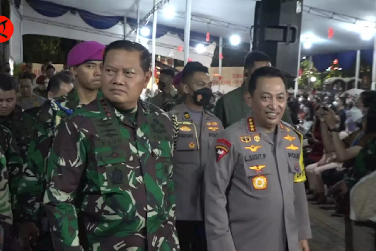 Panglima TNI dan Kapolri tinjau keamanan Misa Natal 2022 - ANTARA News