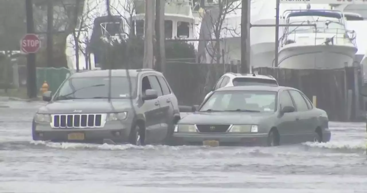 Extreme Long Island floodwaters recede, but officials warn roads will freeze next