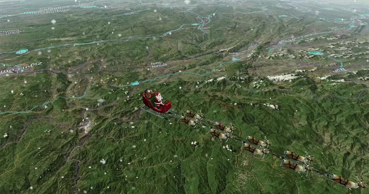 NORAD tracking Santa as he delivers presents