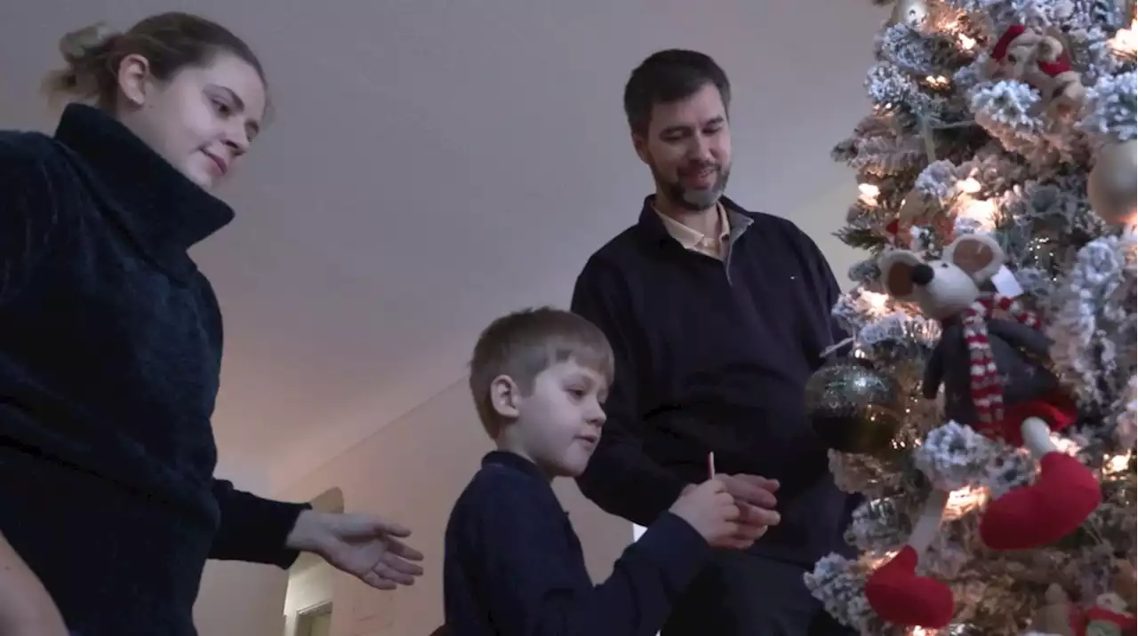 'Our Christmas story': Ukrainian family looking forward to first Christmas in Victoria