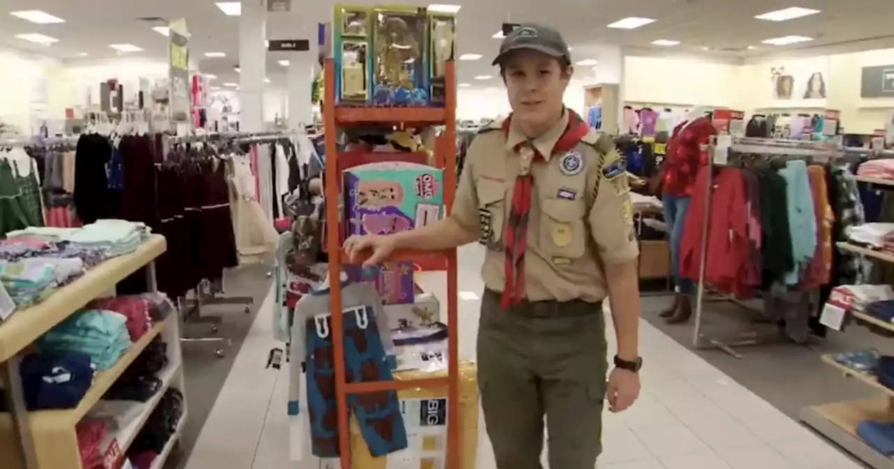 WATCH: Boy Scout spends $11,000 on Christmas presents for foster care children