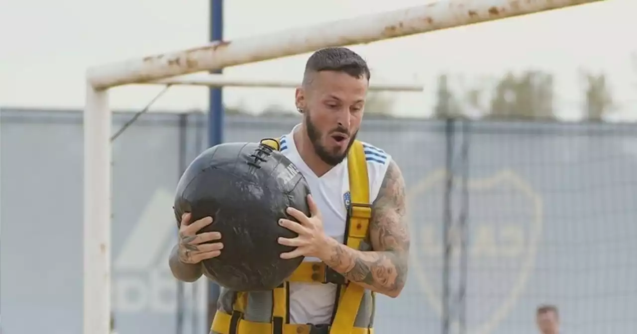 El Pipa Benedetto volvió a los entrenamientos tras su viaje a Qatar