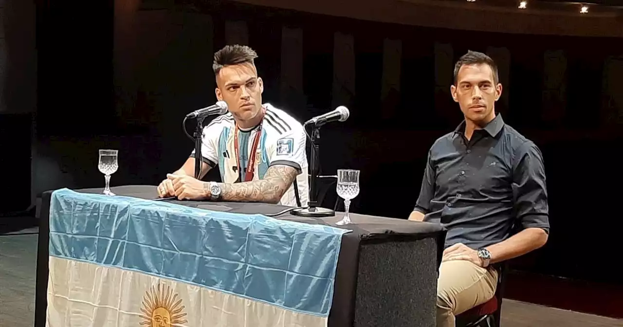 Lautaro Martínez fue homenajeado en Bahía Blanca: 'Haber traído la copa fue un sueño'