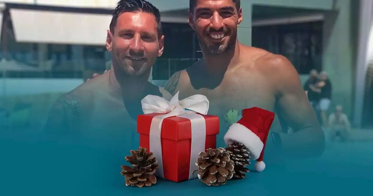 Suárez, ¿con regalito en el árbol navideño de Messi?