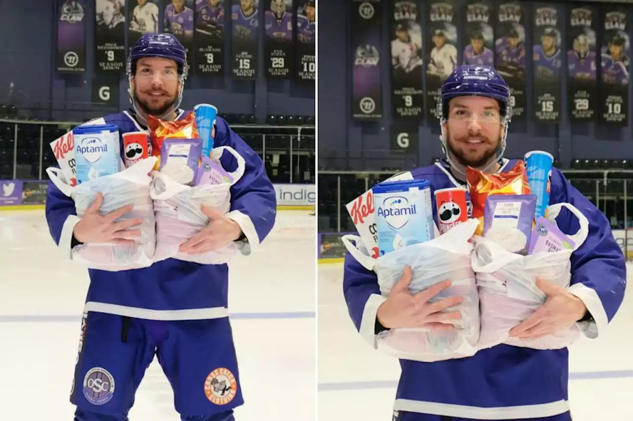 Glasgow hockey team holds foodbank drive at Braehead Arena