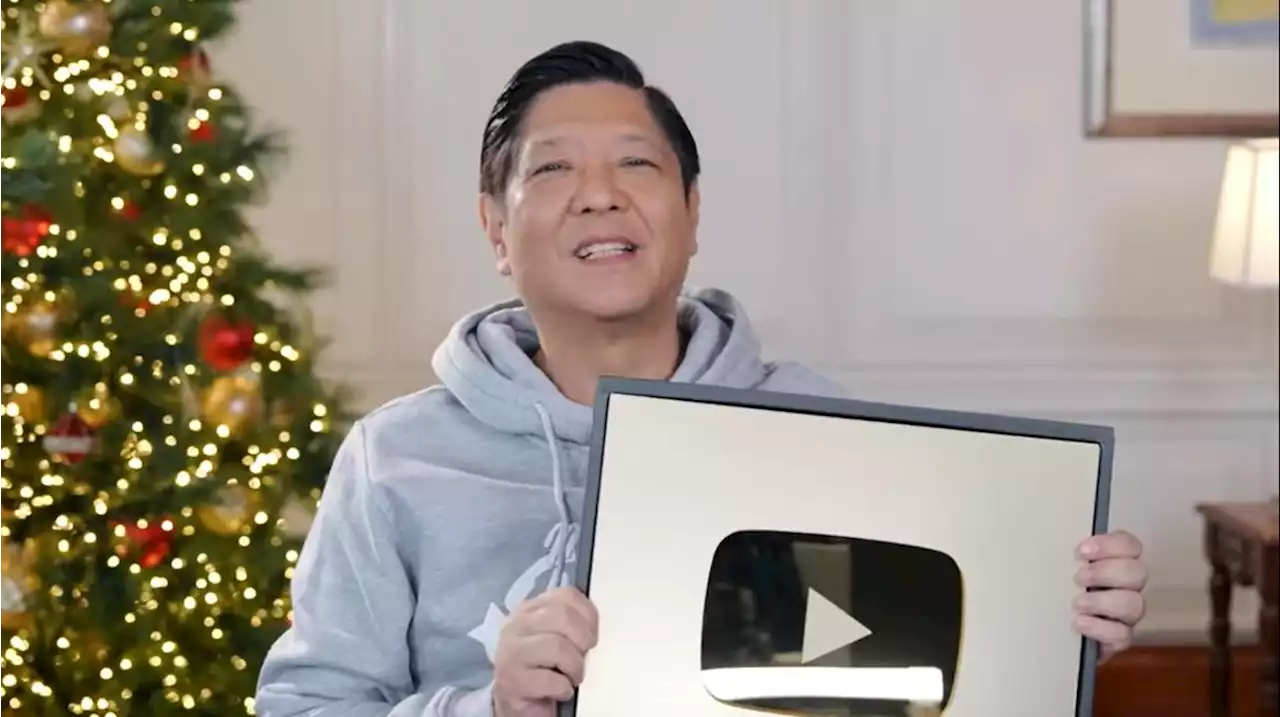 Marcos receives YouTube Gold Play Button award