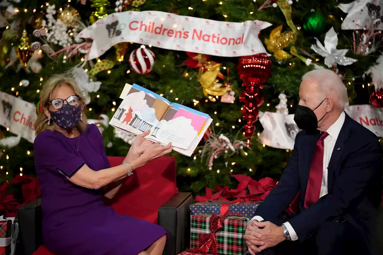 Bidens Visit Patients At Children's National Hospital