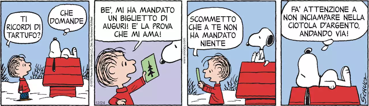 Peanuts 2022 dicembre 24 - Il Post