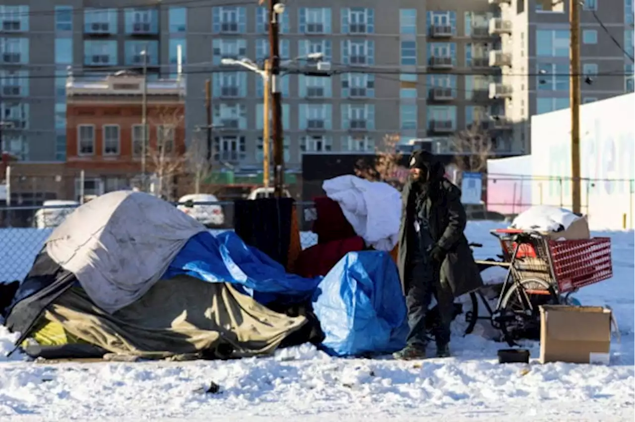 Extreme cold weather stretches US homeless shelters’ capacity