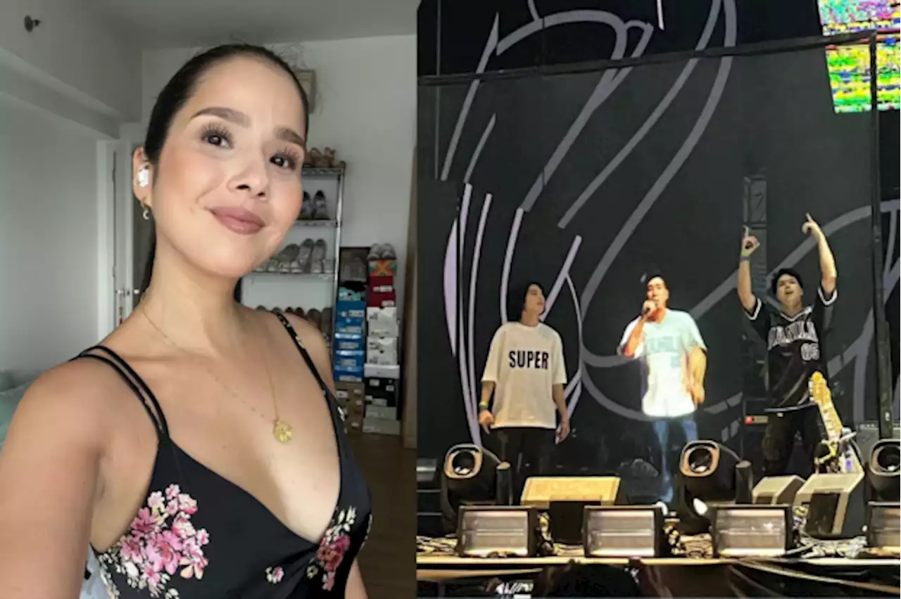 Maxene gets emotional seeing Francis Magalona’s hologram at Eraserheads reunion concert