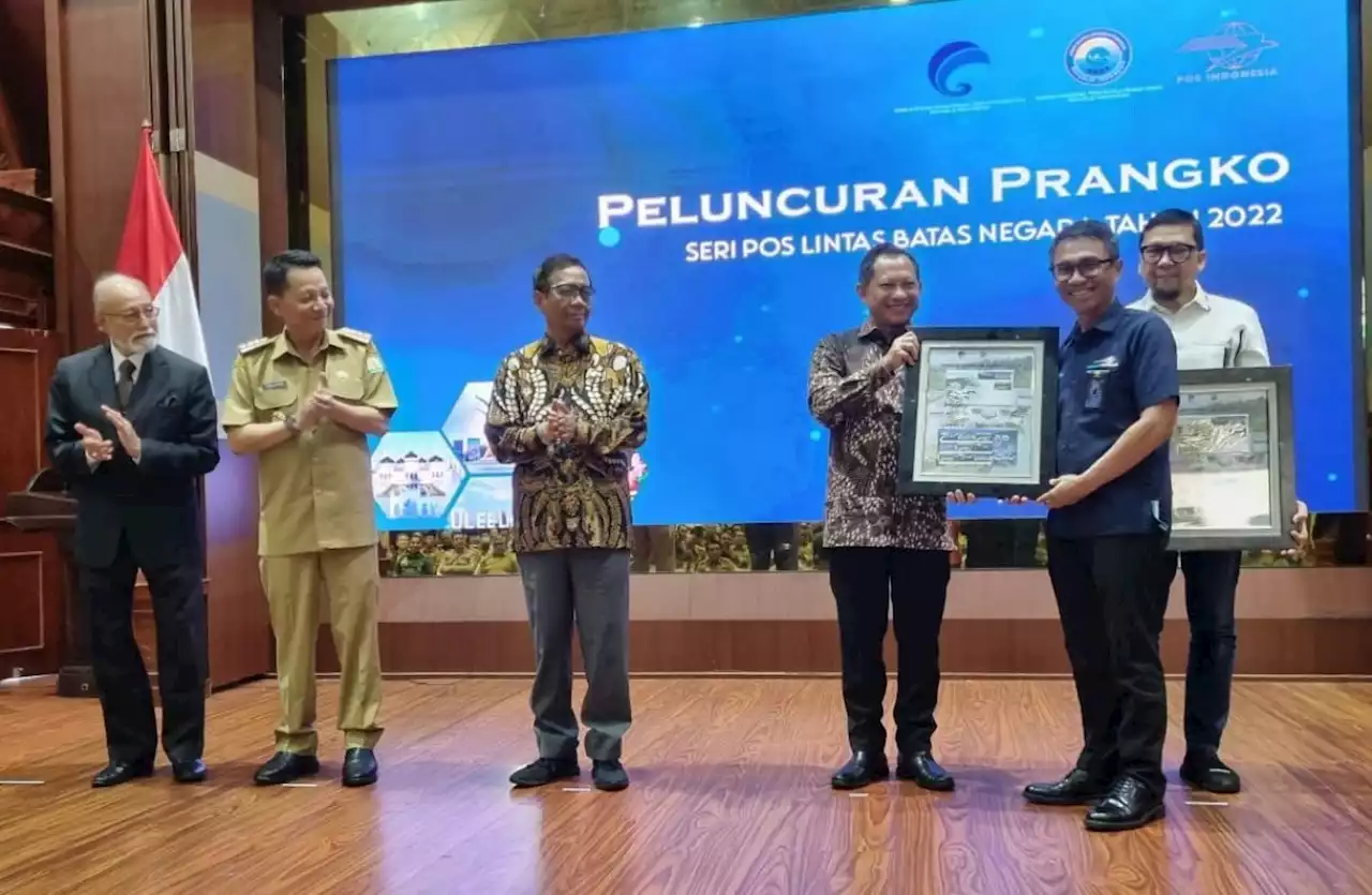 Pos Indonesia Bersama BNPP Luncurkan Prangko Seri PLBN 2022